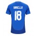 Italia Nicolo Barella #18 Hjemmedrakt EM 2024 Kortermet